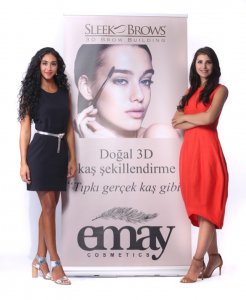 EMÀY Cosmetics kurucuları Dilay Şahin ve Emel Şakur
