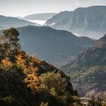 defile moutains gorge nature manzara forest autumn clouds mountain