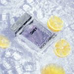 dolce gabbana sliced lemon white blue textile grey perfume dolce gabbana took