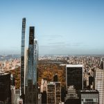new york high rise gorunum overlooking central park yeni york skyscrapers under clear