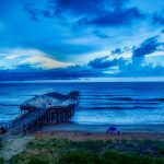 outer banks kitty hawk north carolina pier sea ocean seashore tourism gokyuzu