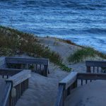 outer banks tranquil gorunum sandy pathway leading ocean nags head beach outer