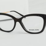 michael kors chic black cat eye eyeglasses michael kors luxurious design accents
