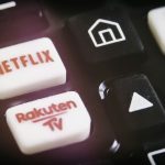 rakuten close up calculator remote netflix tv prime video buttons