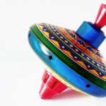 revolve spinning top toy spin play fun wood game traditional gyro